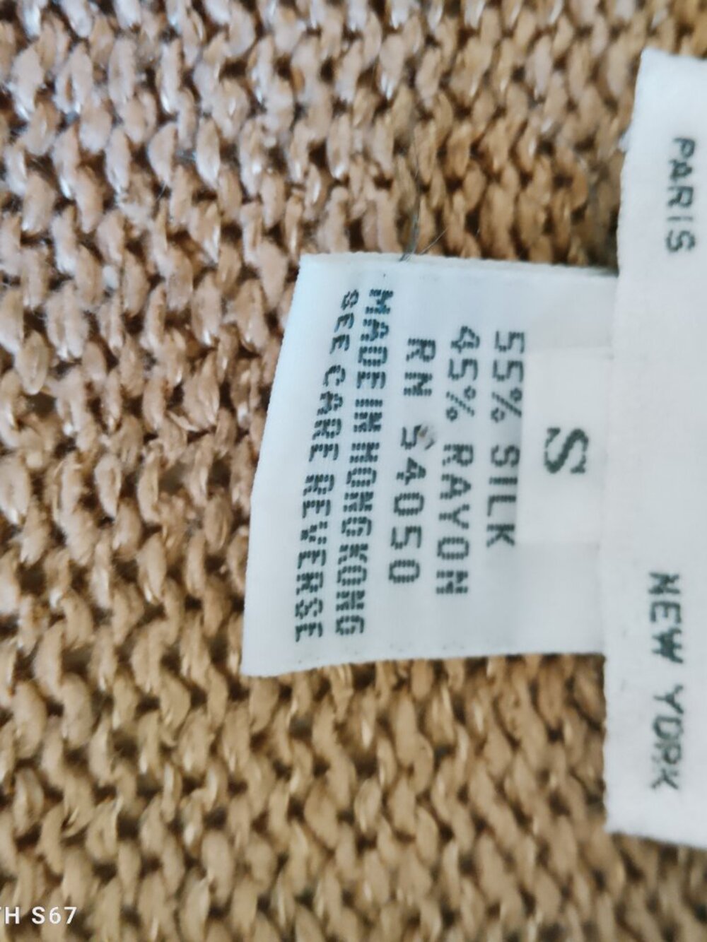 Vintage Christian Dior Separates 3 pc Tan Sweater Skirt Set Small - Picture 6 of 16